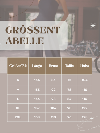 Amélie | Eleganter Einteiler ohne Ärmel aus hochwertigem Polyester mit figurbetonter Passform
