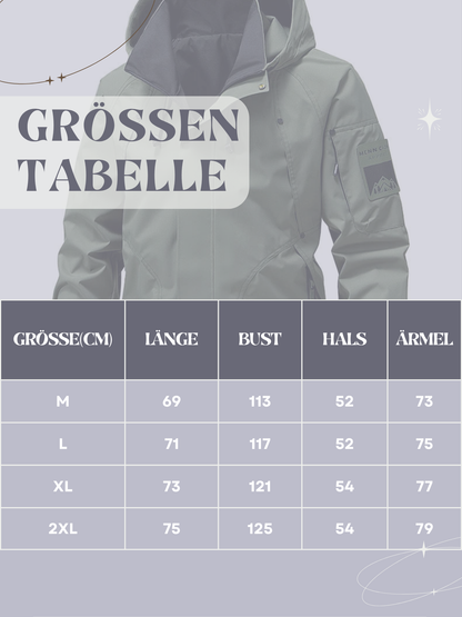 Skijacke für Herren, Kapuze, wasserabweisend | Winter