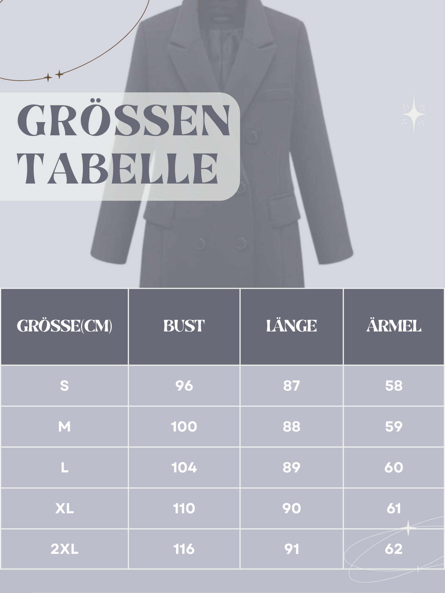 Langer Wintermantel für Damen | Modernes Design