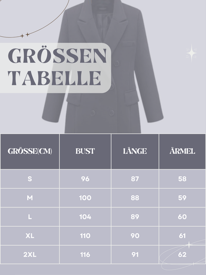 Langer Wintermantel für Damen | Modernes Design
