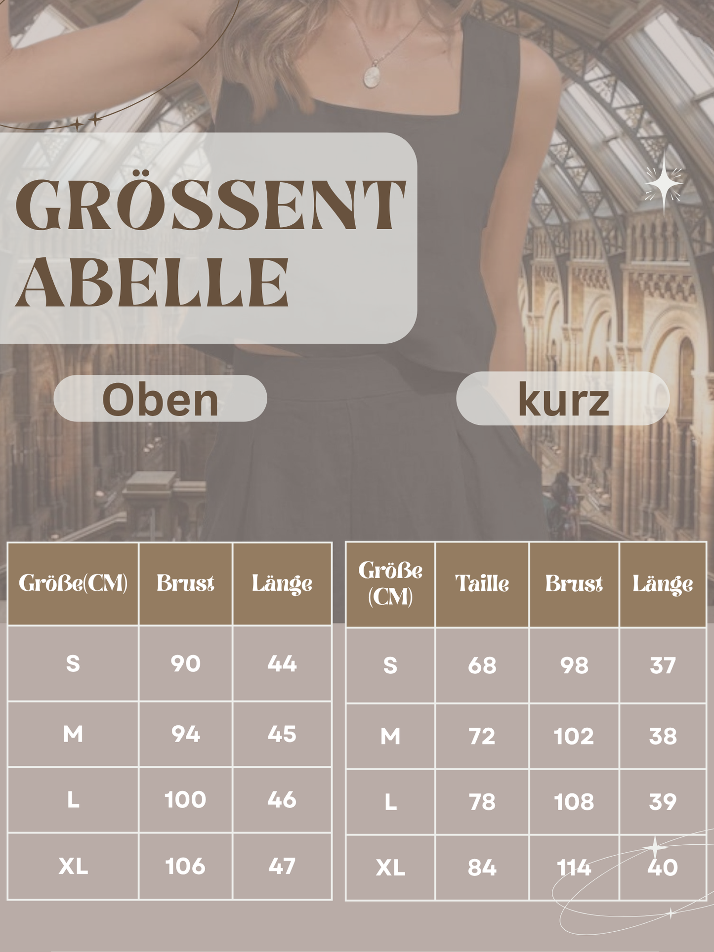 Leinenmischung zweiteiliges Set mit verkürztem Quadrathals-Oberteil und Faltenshorts