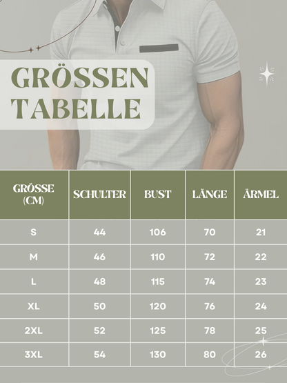 Poloshirt für Herren | Normale Passform, klassisches Design | Lässig