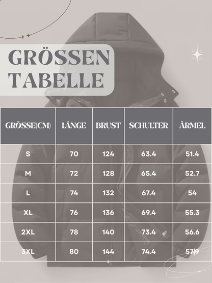 Herren-Daunenjacke, mit Kapuze, Oversized | Winter