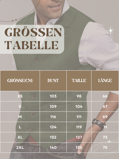 Anzugweste für Herren | Taillierte Passform, funktionelle Taschen