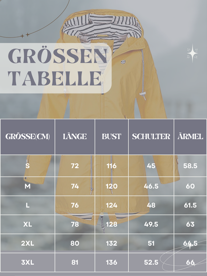 Winter-Regenjacke mit Kapuze | Wasserdicht