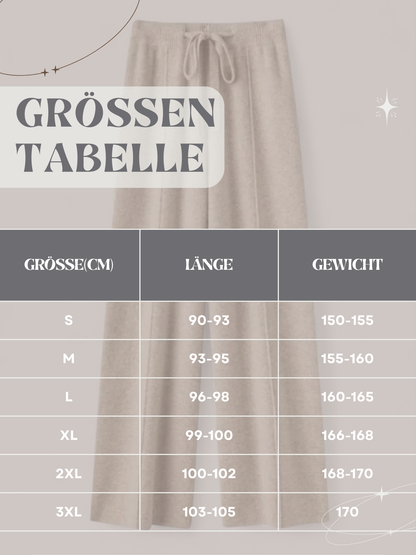 Weit geschnittene Strickhose für Damen | Must-have für Herbst und Winter