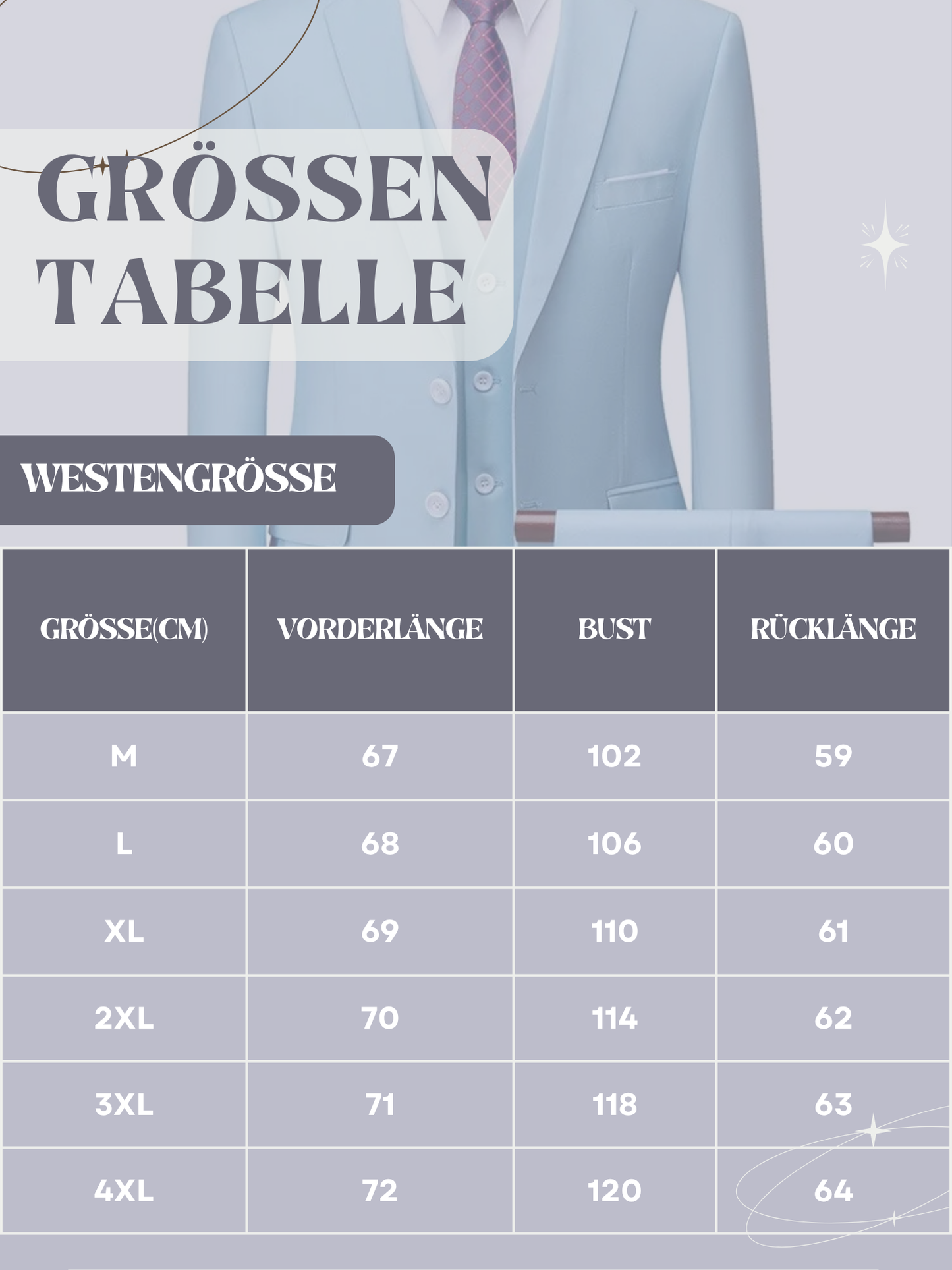 Maßgeschneiderter Anzug für Herren | 3-teiliges Design