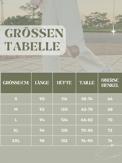 Cordhose mit weitem Bein für Damen | Kurzer Schnitt