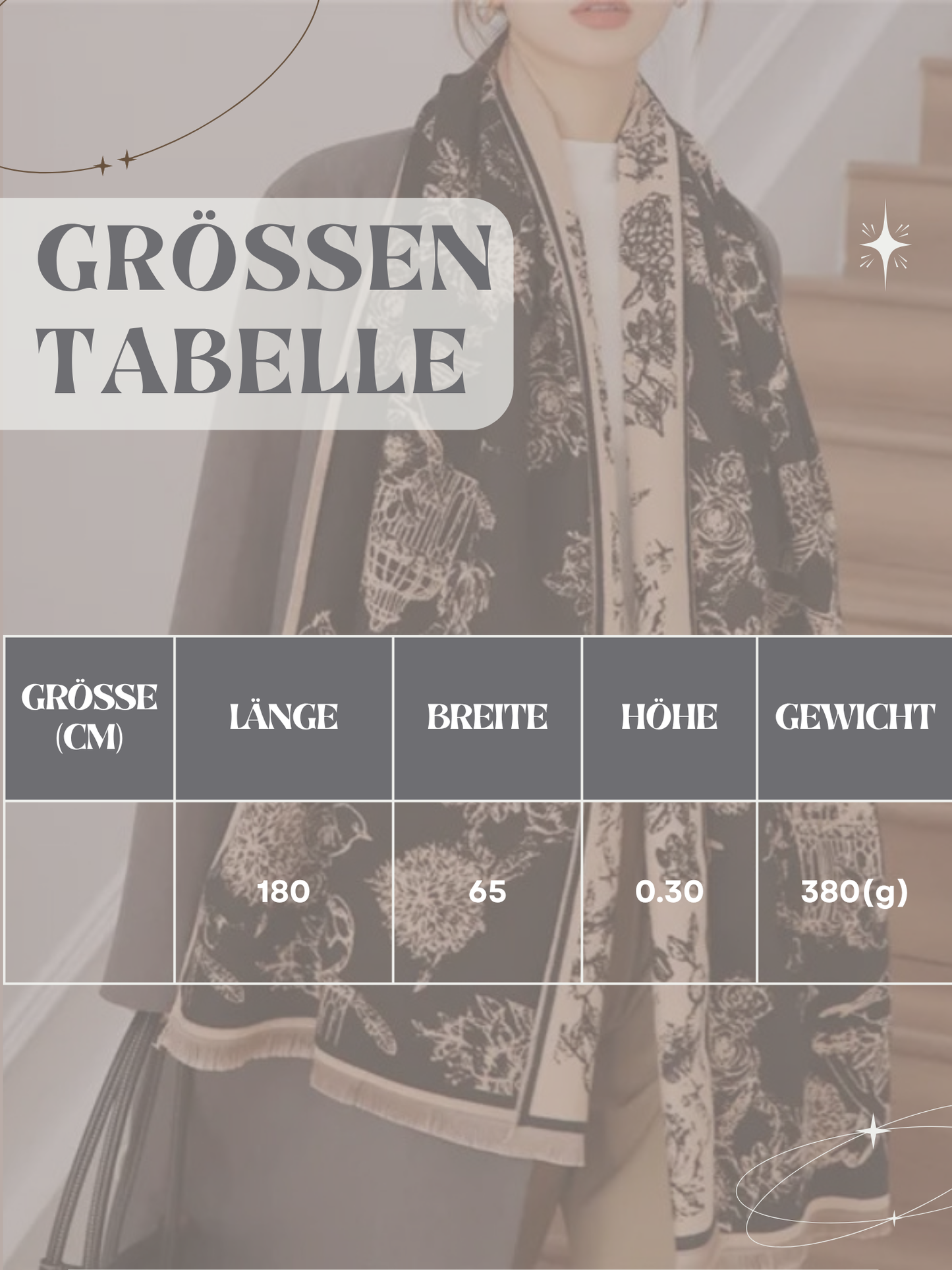 Pashmina-Schal für Damen | Elegantes Design
