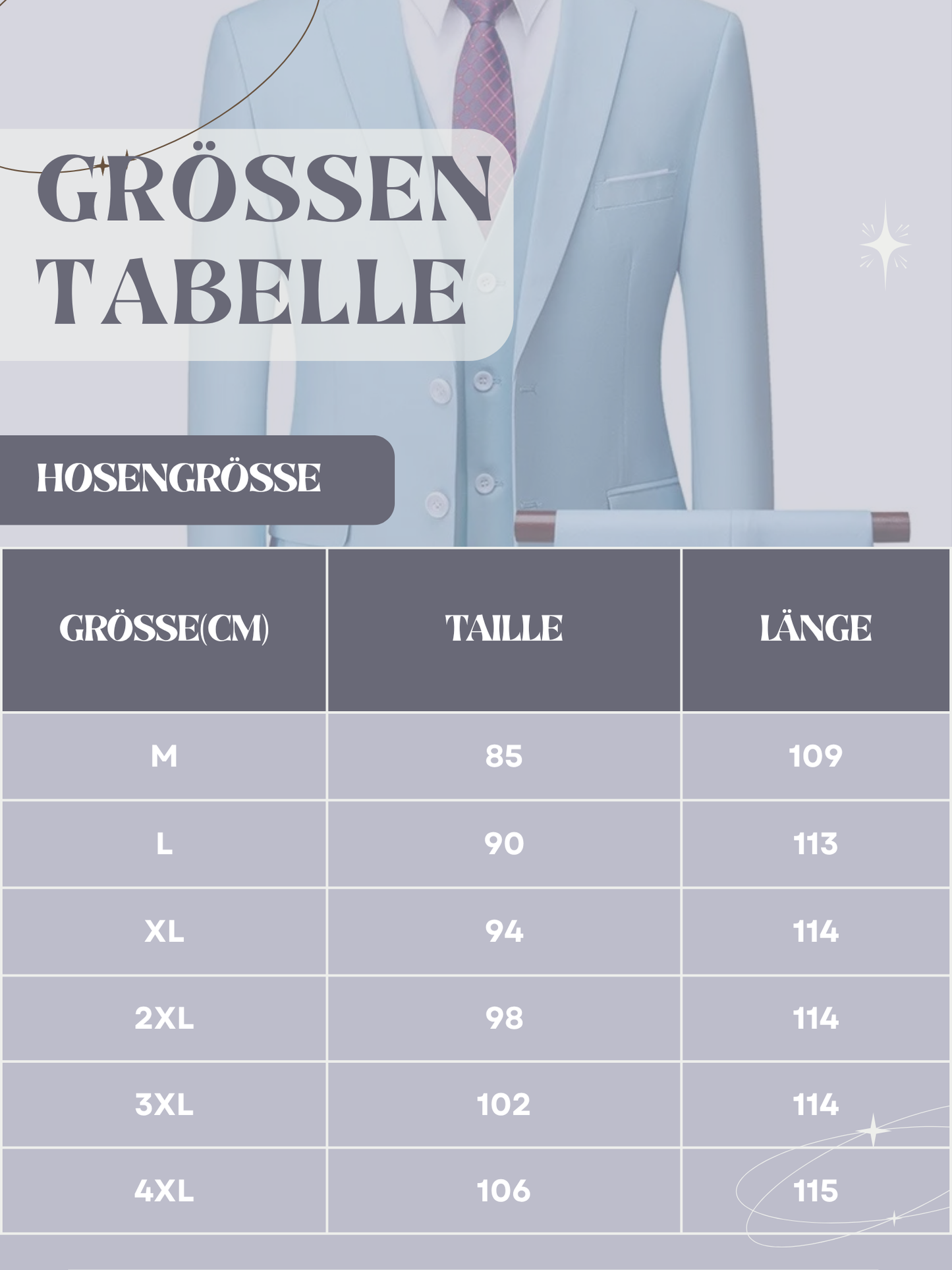 Maßgeschneiderter Anzug für Herren | 3-teiliges Design