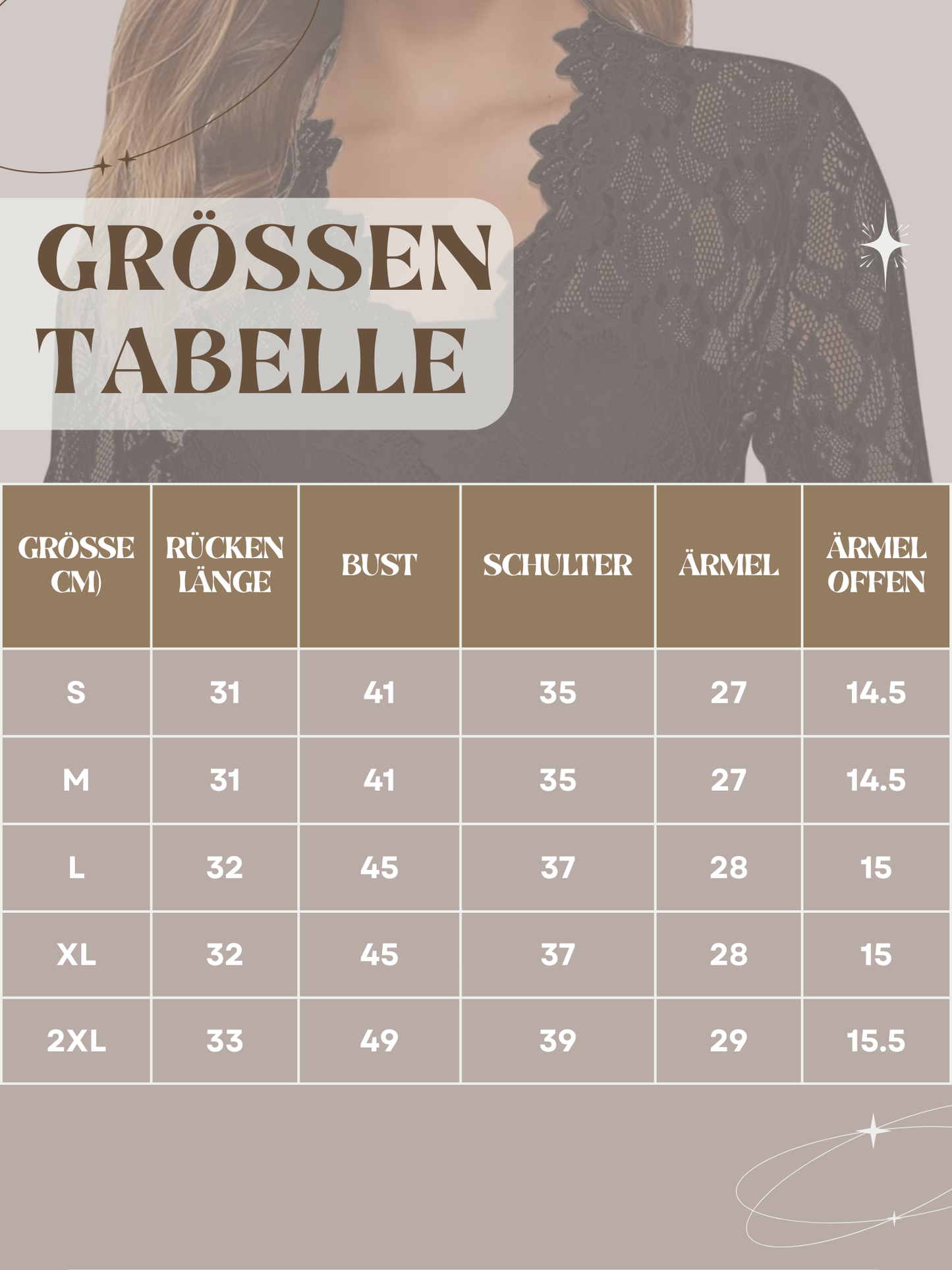 V-Ausschnitt Spitzenärmel Bluse | Elegantes Dirndl Oktoberfest
