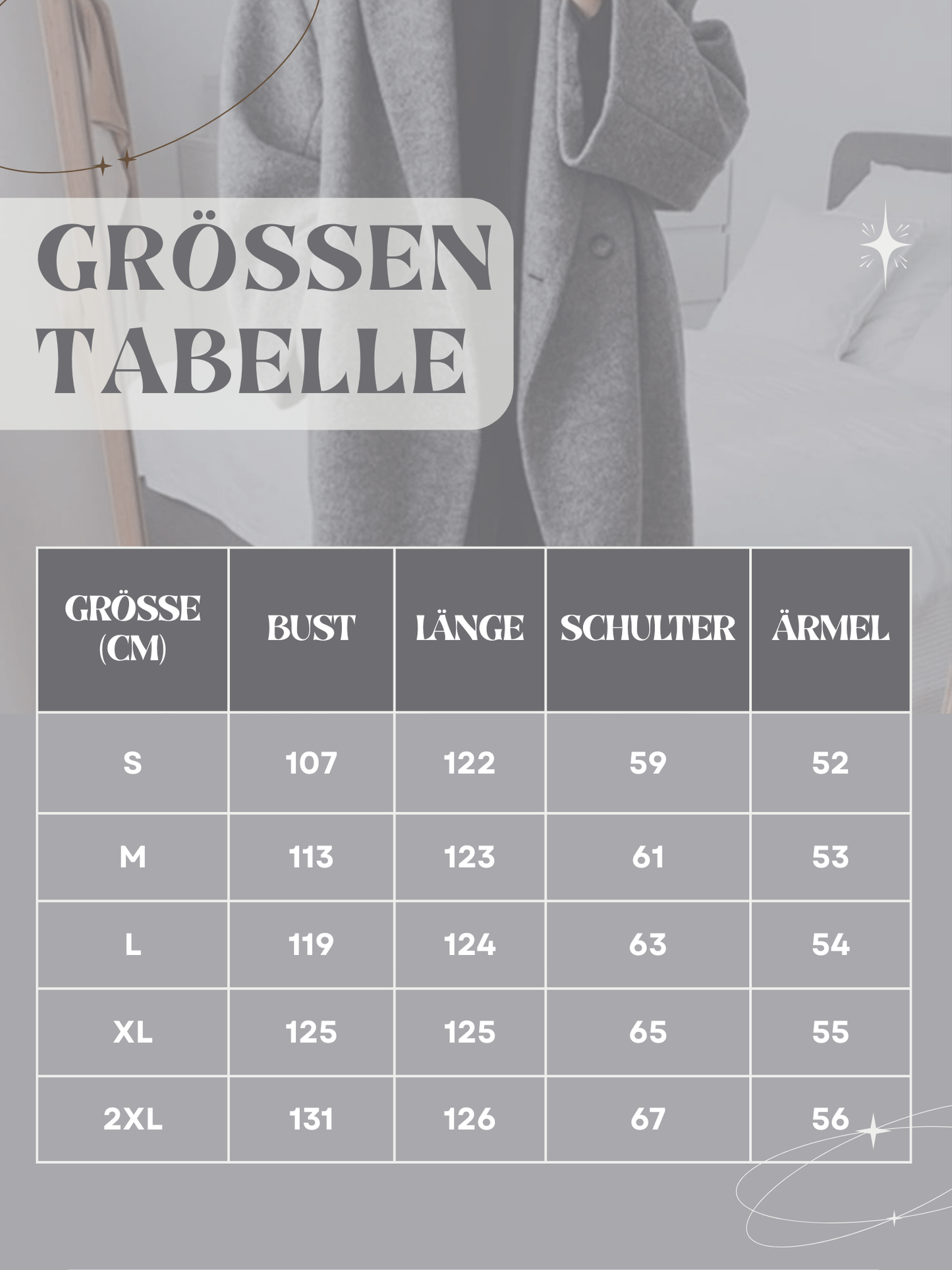 Wintermantel für Damen, lang, klassisches Design | Wärme