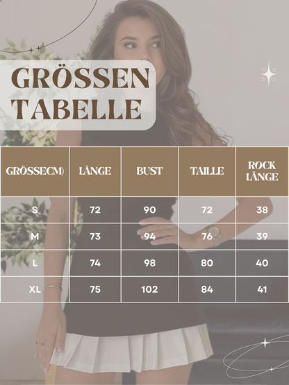 Elegantes ärmelloses Minikleid aus hochwertigem Stoff für Damen