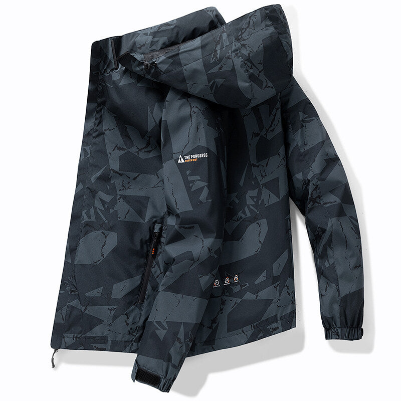 Skijacke Herren, Wasserabweisend, Mit Kapuze | Winter 2