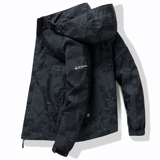 Skijacke für Herren mit Kapuze, wasserabweisend | Modern Fit 0