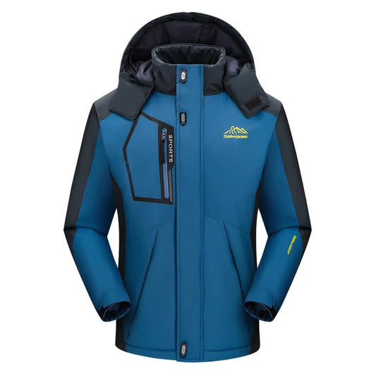 Skijacke für Männer | Wasserfest, Hooded, Sportliches Design | Winter 0