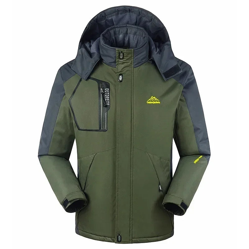 Skijacke für Männer | Wasserfest, Hooded, Sportliches Design | Winter 2