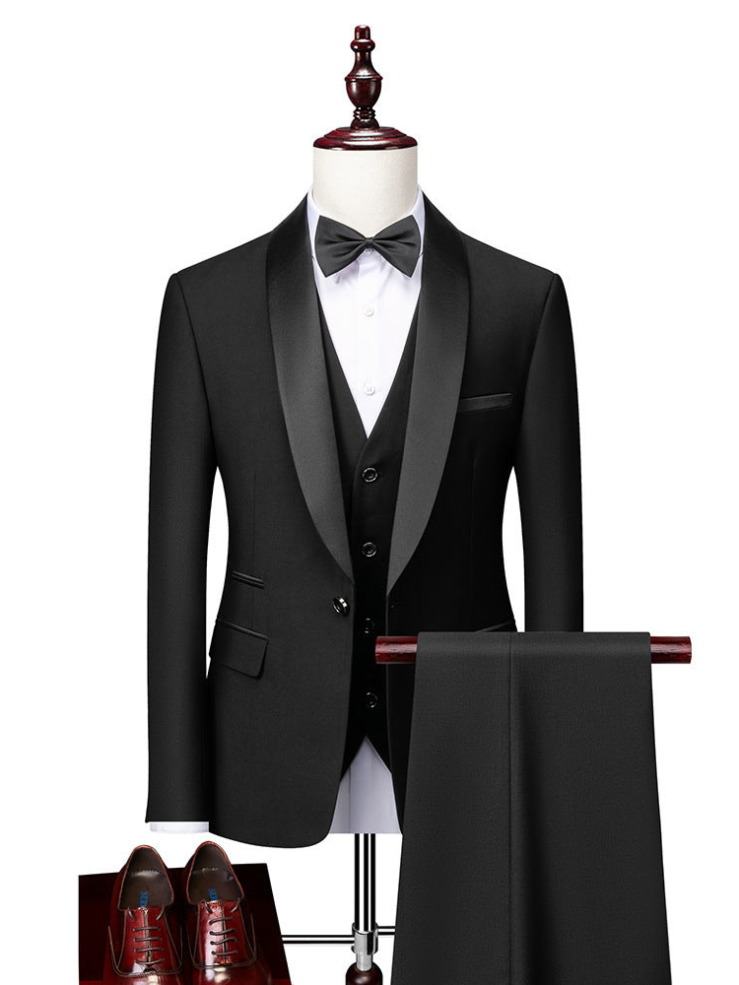 Slim Fit Anzug-Set für Herren | Elegantes Design 0