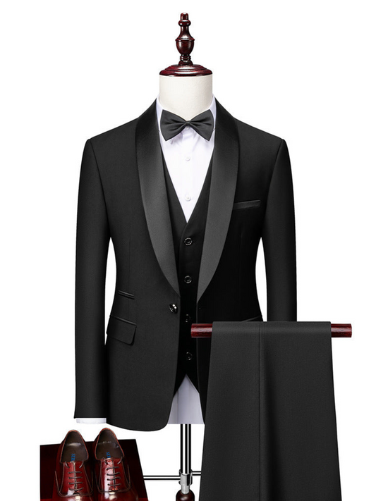 Slim Fit Anzug-Set für Herren | Elegantes Design 0