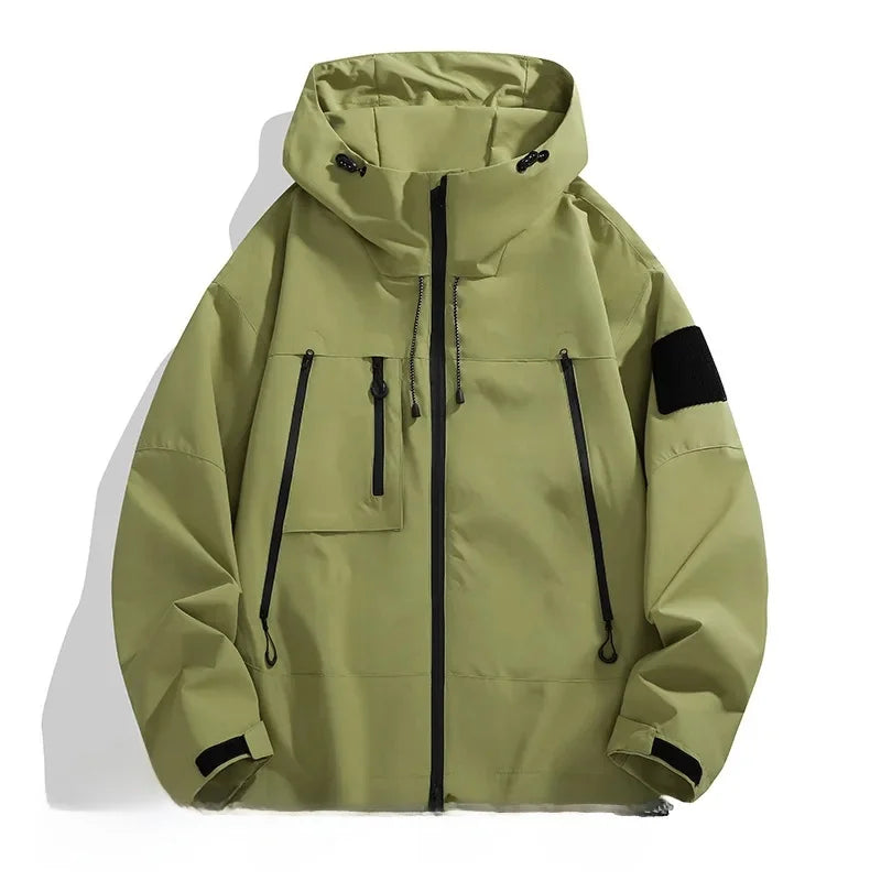 Softshell Jacke Herren, Lockere Passform, Mit Kapuze | Outdoor 0