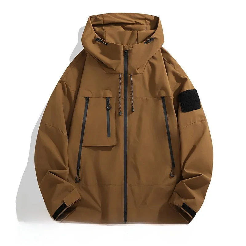 Softshell Jacke Herren, Lockere Passform, Mit Kapuze | Outdoor 3