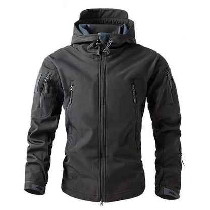 Softshell Jacke Herren | Winddicht mit Kapuze