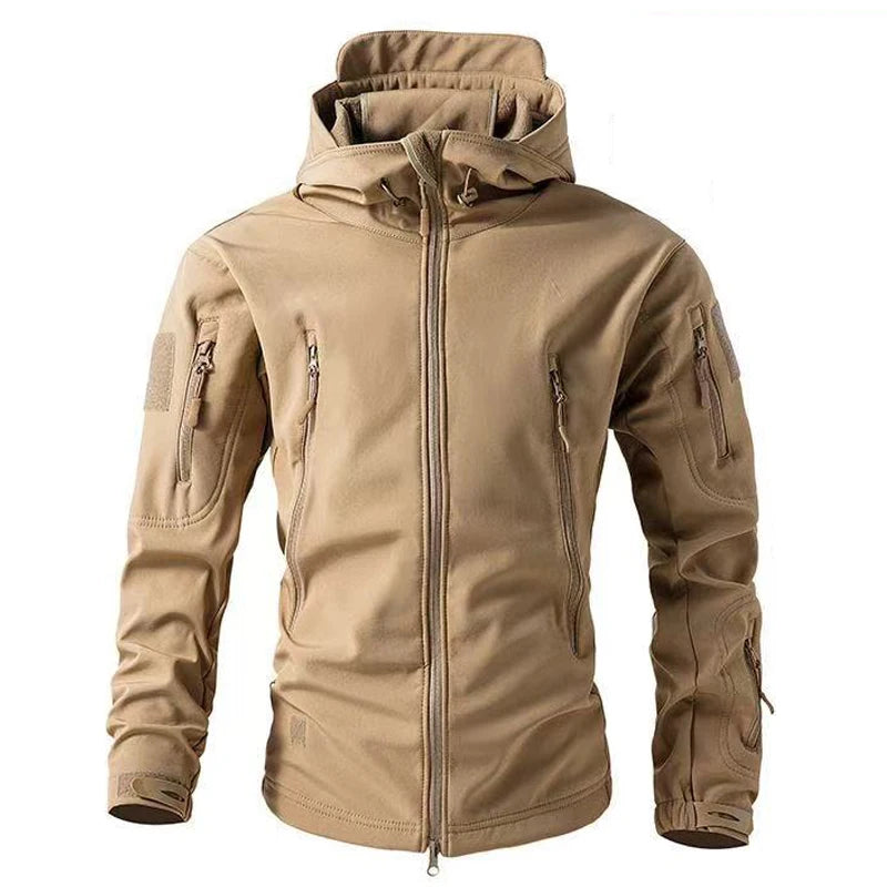 Softshell Jacke Herren, Winddicht, Mit Kapuze | Regular Fit 3