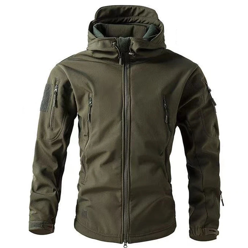 Softshell Jacke Herren, Winddicht, Mit Kapuze | Regular Fit 4