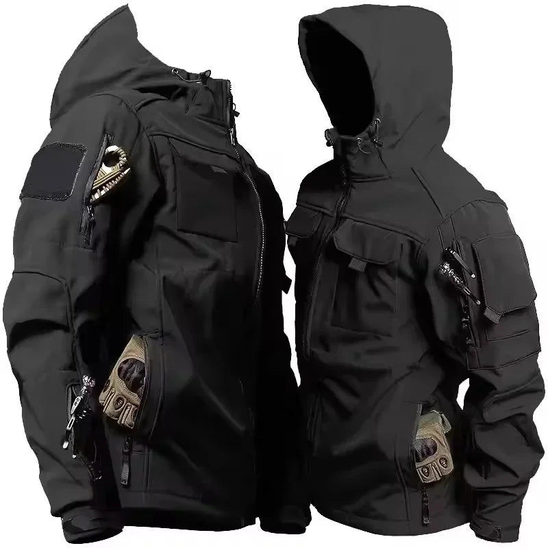 Softshell Jacke für Männer | Wasserabweisend, Mit Kapuze | Regular Fit 0