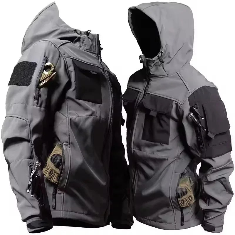 Softshell Jacke für Männer | Wasserabweisend, Mit Kapuze | Regular Fit 1