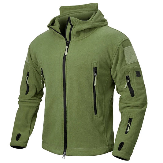 Softshelljacke Herren, Wasserabweisend, Abnehmbare Kapuze | Funktional 0