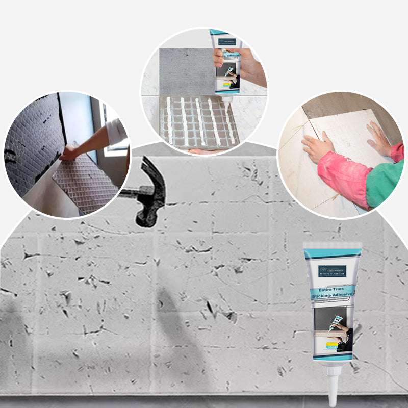 Starker Klebstoff für abgeschliffene und lose Fliesen 6
