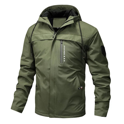 Steppjacke für Herren | Fleece, mit Kapuze, Sportlich | Outdoor 0