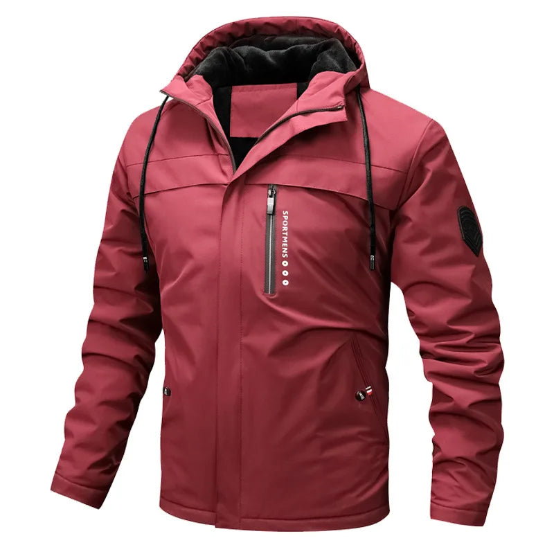 Winter Steppjacke für Herren | Fleecegefüttert, Sportlich