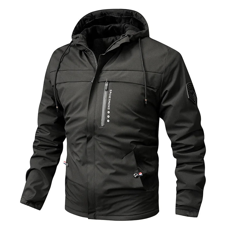 Steppjacke für Herren | Fleece, mit Kapuze, Sportlich | Outdoor 4