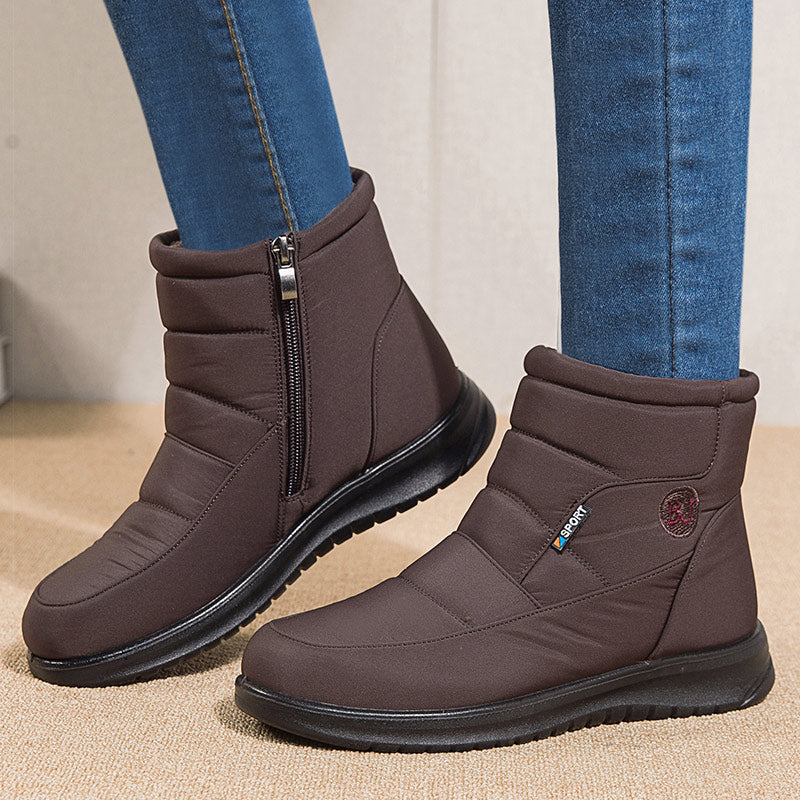 Stiefeletten für Damen, gestepptes Design | Winter 1