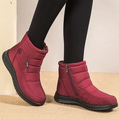 Stiefeletten für Damen, gestepptes Design | Winter 2