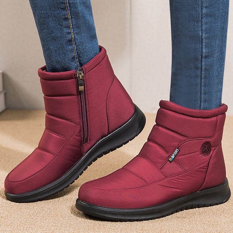 Stiefeletten für Damen, gestepptes Design | Winter 3