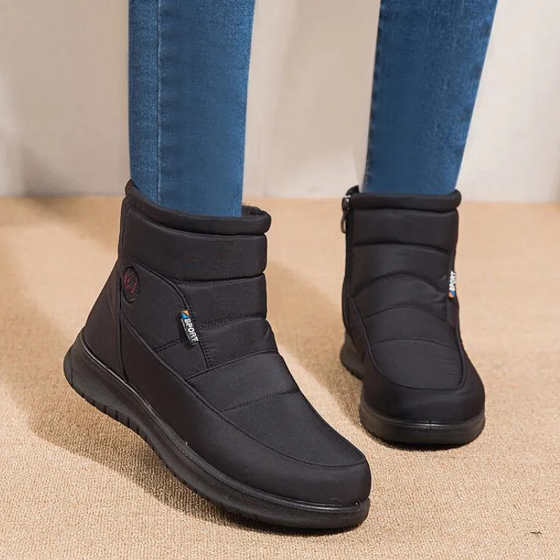 Stiefeletten für Damen, gestepptes Design | Winter 4