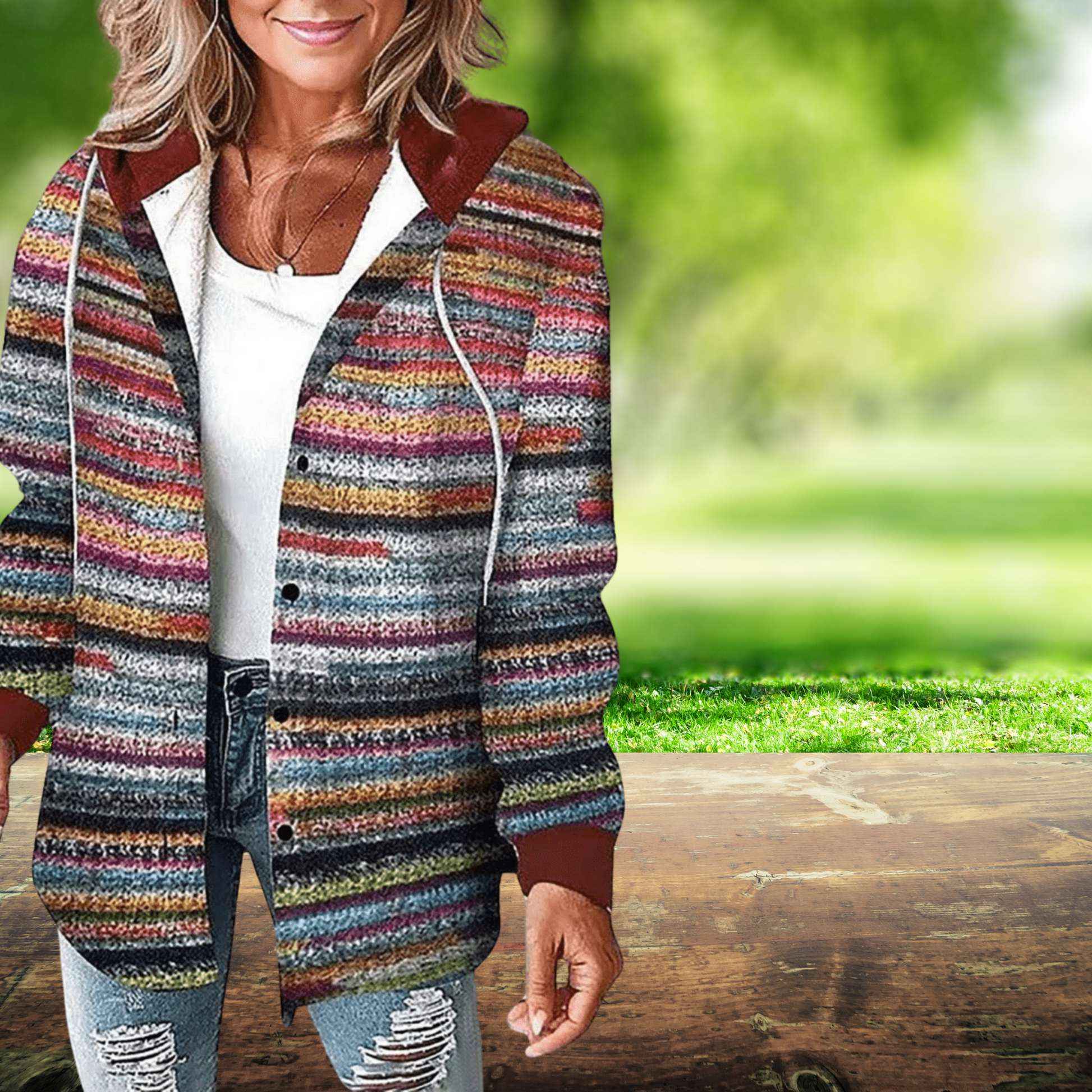 Stilvolle Übergangsjacke – winddicht, warm und bequem geschnitten