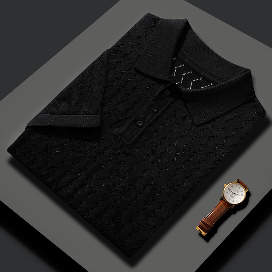 Strick-Poloshirt für Herren | Strukturiertes Finish 2
