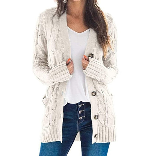 Strickjacke Damen Langarm Entspannter Fit | Vielseitig 0