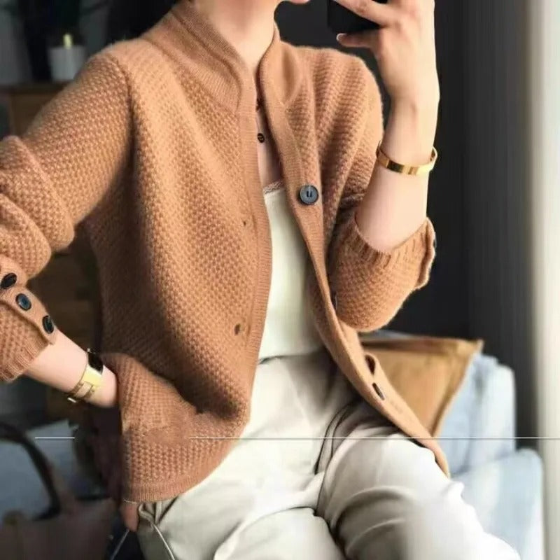 Strickjacke für Damen, Knopfverschluss | Normale Passform 1