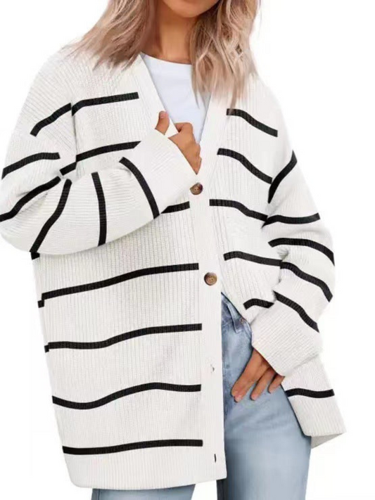 Strickjacke für Damen, Oversize | Leichte Passform 0