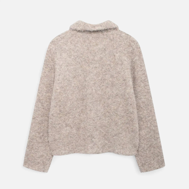 Strickjacke für Damen, mit floralen Knopfdetails | Hüftlang 3