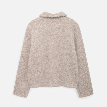 Strickjacke für Damen, mit floralen Knopfdetails | Hüftlang 3