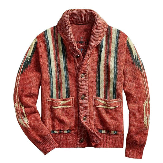 Strickjacke für Herren | Jacquardmuster 0
