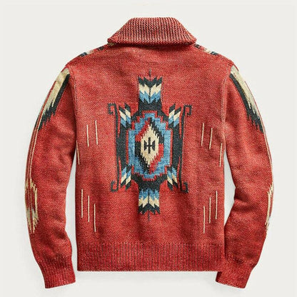 Strickjacke für Herren | Jacquardmuster 1