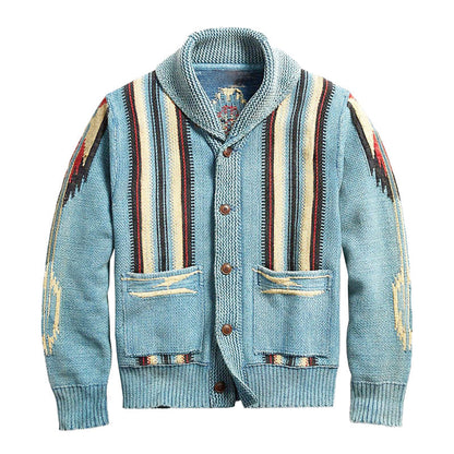 Strickjacke für Herren | Jacquardmuster 2