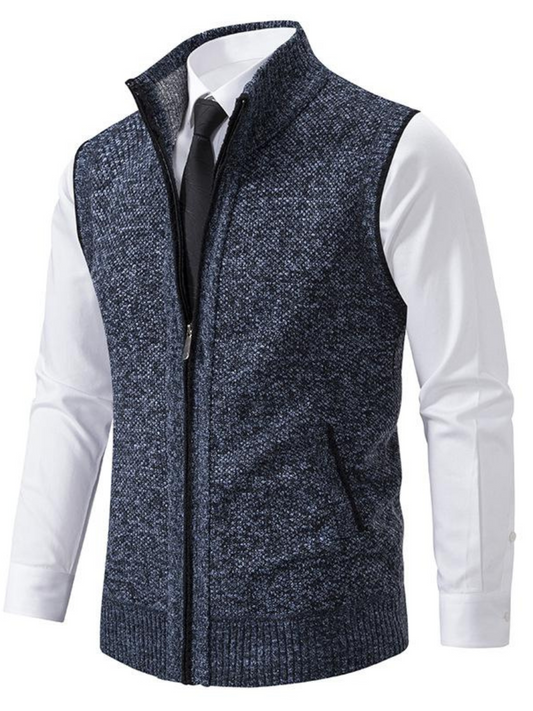 Strukturmusterweste für Herren | Slim Fit 0